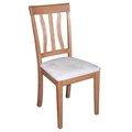 Wooden Imports Furniture Llc Wooden Imports AD01-CC-OAK 2 Antique Chair Cushion Seat - Oak ANC-OAK-C